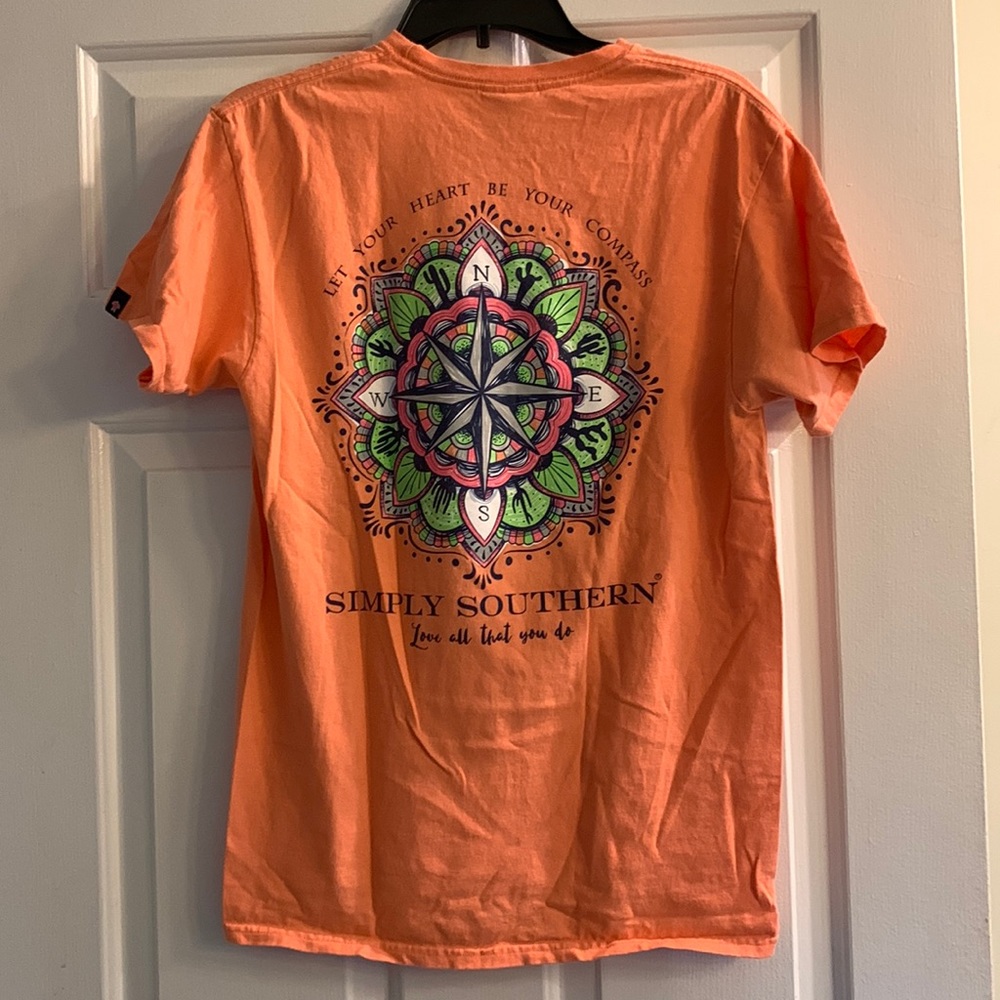 Simply Southern Compass Tee, Medium